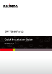 Edimax EW-7303APn v2 Installation guide