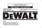 DeWalt D55167 Instruction manual