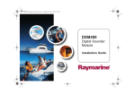 Raymarine DSM400 Installation guide