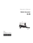 Wacker Neuson G 85 Operator`s manual