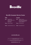 Breville Consumer Service Center