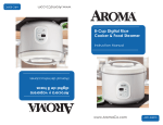 Aroma ARC-838TC Instruction manual