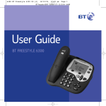 BT FREESTYLE 6300 User guide
