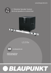 Blaupunkt LS 215e Operating instructions