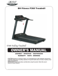 BH FITNESS P360 - Owner`s manual