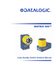 Datalogic Matrix 400 Instruction manual