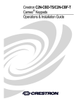 Crestron C2N-CBD Installation guide