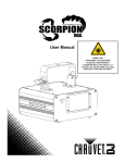 Chauvet Scorpion Dual User manual