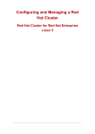 Red Hat ENTERPRISE LINUX 5 - CONFIGURATION NFS OVER GFS Installation guide