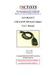 ACTiSYS IR220Li User`s manual