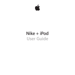 Apple Nike + iPod Sport Kit User guide