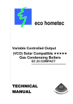 Eco Hometec EC 38kW Technical information