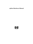 HP rp2450 Hardware manual