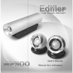 EDIFIER MP300 User`s manual