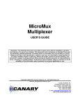 Canary MicroMux User`s guide