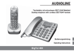 AUDIOLINE BigTel 480 Operating instructions