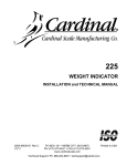 Cardinal 225 Specifications