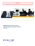 Proxim AP-700 User`s guide