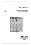 Alto L-16 User`s manual