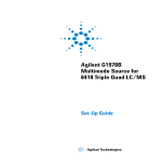 Agilent Technologies G1978B Technical data