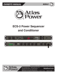 Atlas ECS-3 Owner`s manual