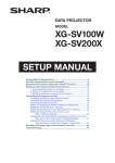 xg-sv100w/xg-sv200x setup manual (gb)