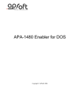 APA-1480 Enabler for DOS