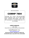 CyberResearch RS-485 User`s manual