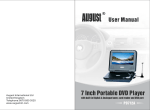 August PD712A User manual