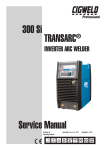 CIGWELD transarc 300 Si Service manual
