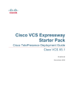 Cisco TelePresence Video Communication Server User guide