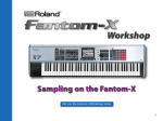 Roland Fantom-X8 Owner`s manual