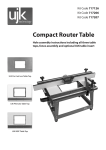 Axminster Router Elevator Specifications