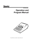 Sam4s ER-230 Series Specifications