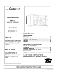 Danby DWC823BL-SC Owner`s manual