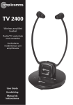 Amplicomms TV 2400 User guide