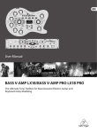 Behringer BASS V-AMP LX1B User manual