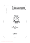 Delonghi EC 9 User Guide Manual