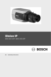 Bosch Diniop IP - NWC-0455 Operating instructions