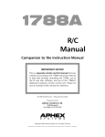 Aphex 1788-R Instruction manual