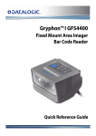 Datalogic Gryphon I GFS4400 Technical data