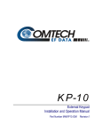 Comtech EF Data KP-10 Specifications