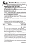 Schumacher Electric SE50 Operating instructions