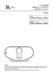 Acoustic Research ARS35I User manual