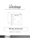 Vinotemp VT-12TEDS Operating instructions