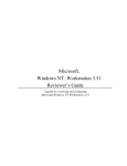Microsoft Windows NT 4.0 Guide Technical information