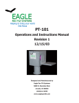 Eagle 101 Specifications