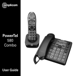 Amplicom PowerTel 580 Combo User guide