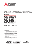 Mitsubishi WD-52531 Specifications