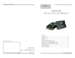 VDO MM 2700 Installation manual